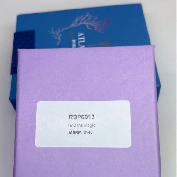 Bomb Party Silver and Purple Dangle Earrings - Picture 9 of 9